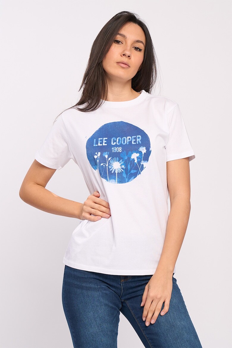 Футболка с логотипом Lee Cooper, белый