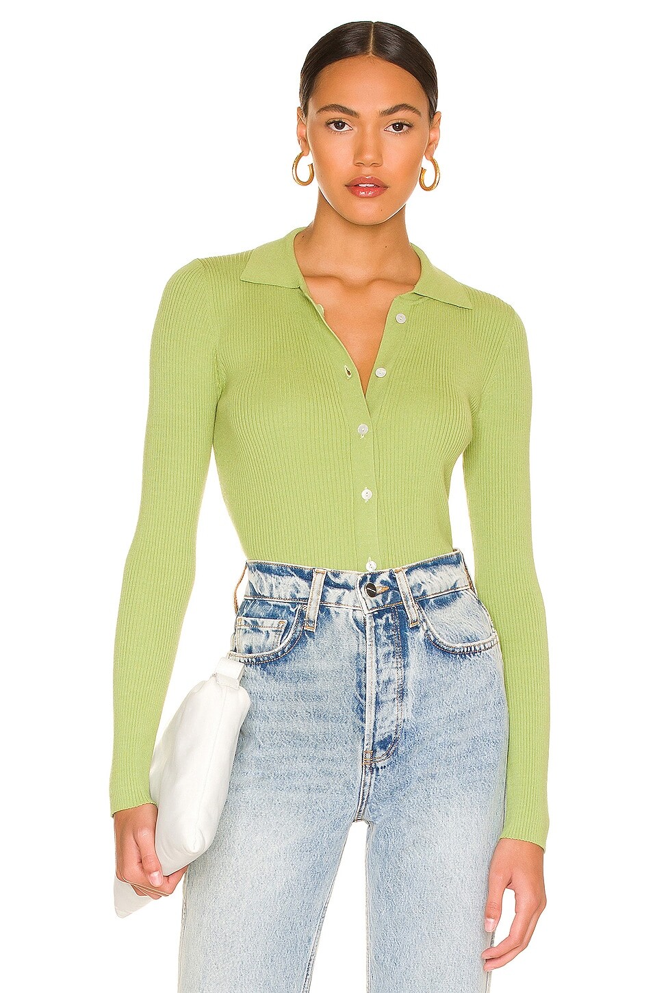 

Топ Stitches & Stripes Button Up, цвет Moss