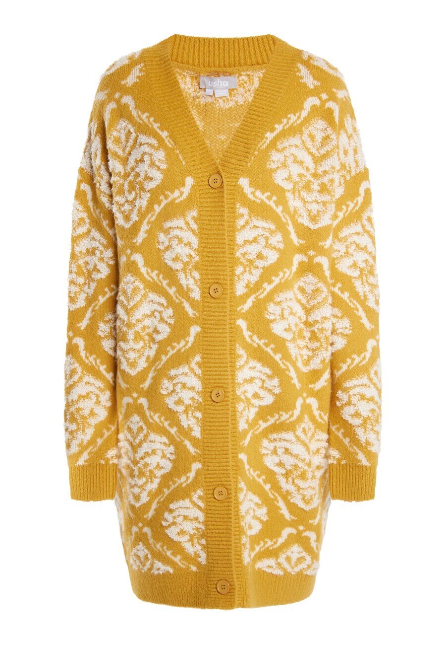 

Кардиган Usha Knit Cardigan, цвет Curry