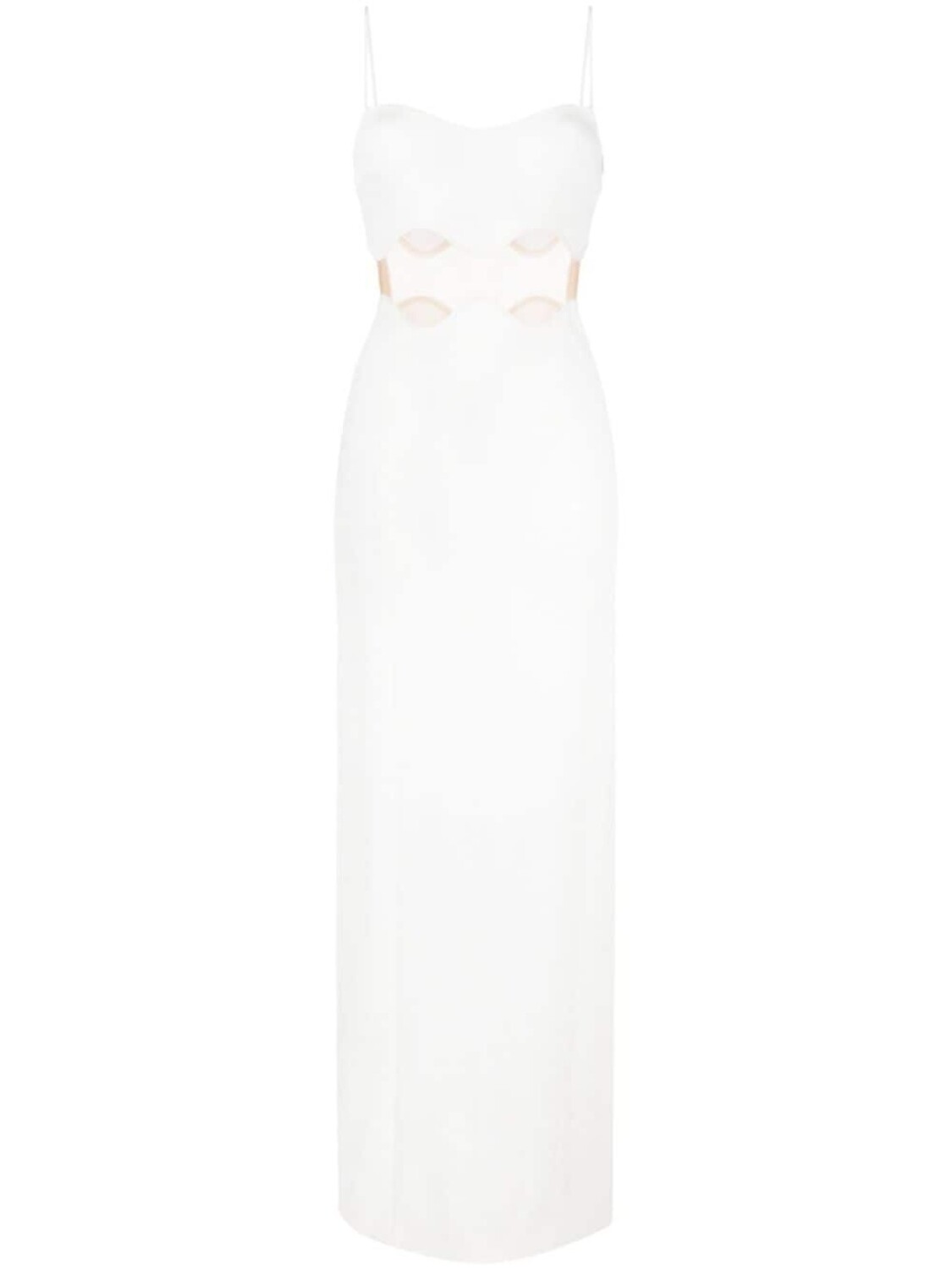 

Galvan London платье Isola Bella с вырезами, белый