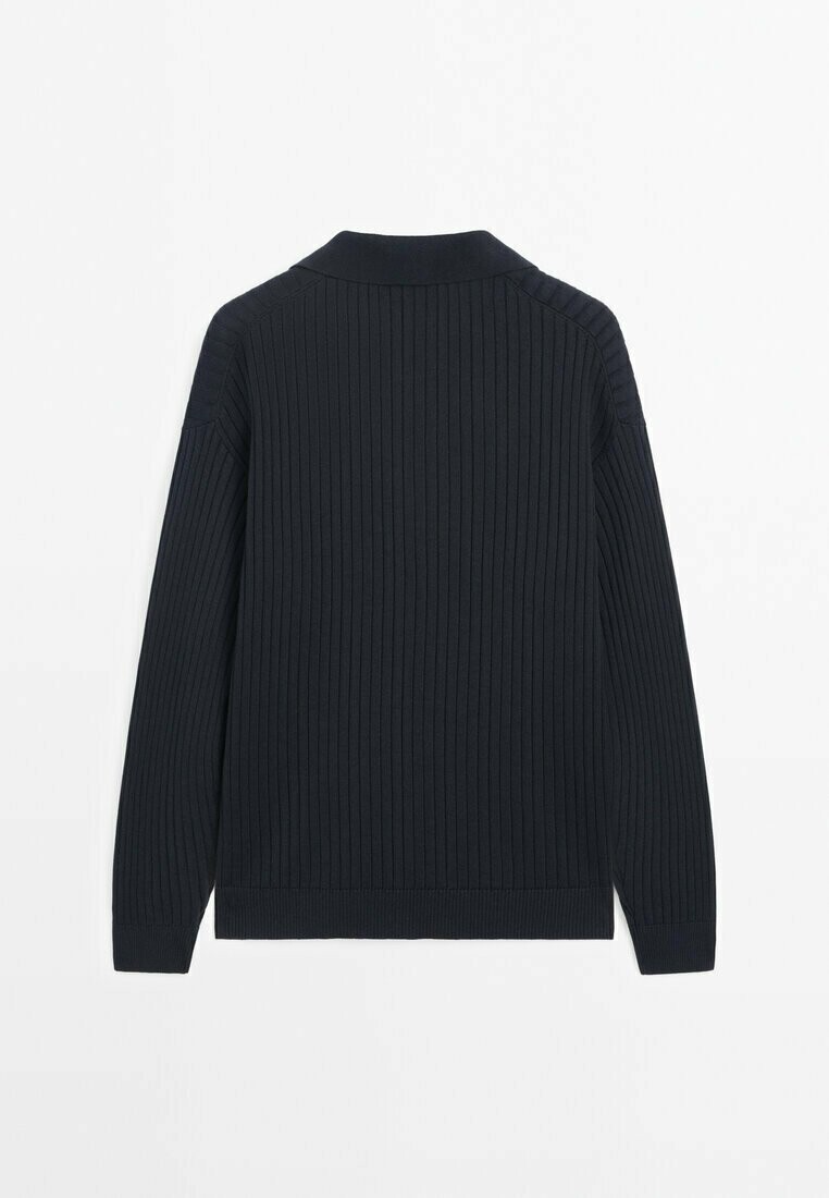 

Свитер Massimo Dutti, темно-синий