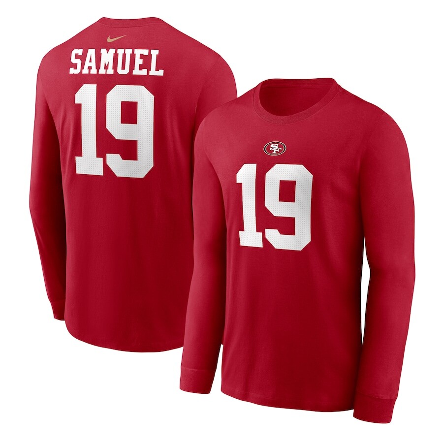 

Футболка с именем и номером Nike San Francisco 49Ers, алый