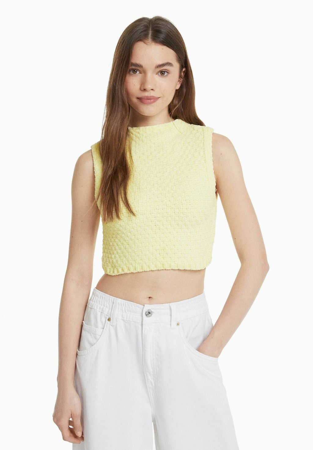

Свитер Bershka, желтый
