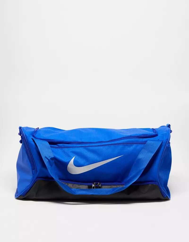 Ярко-синяя сумка-ведро Nike Running Brasilia