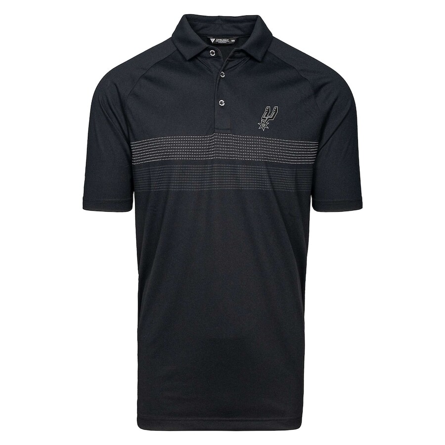

Поло с коротким рукавом Levelwear San Antonio Spurs, черный