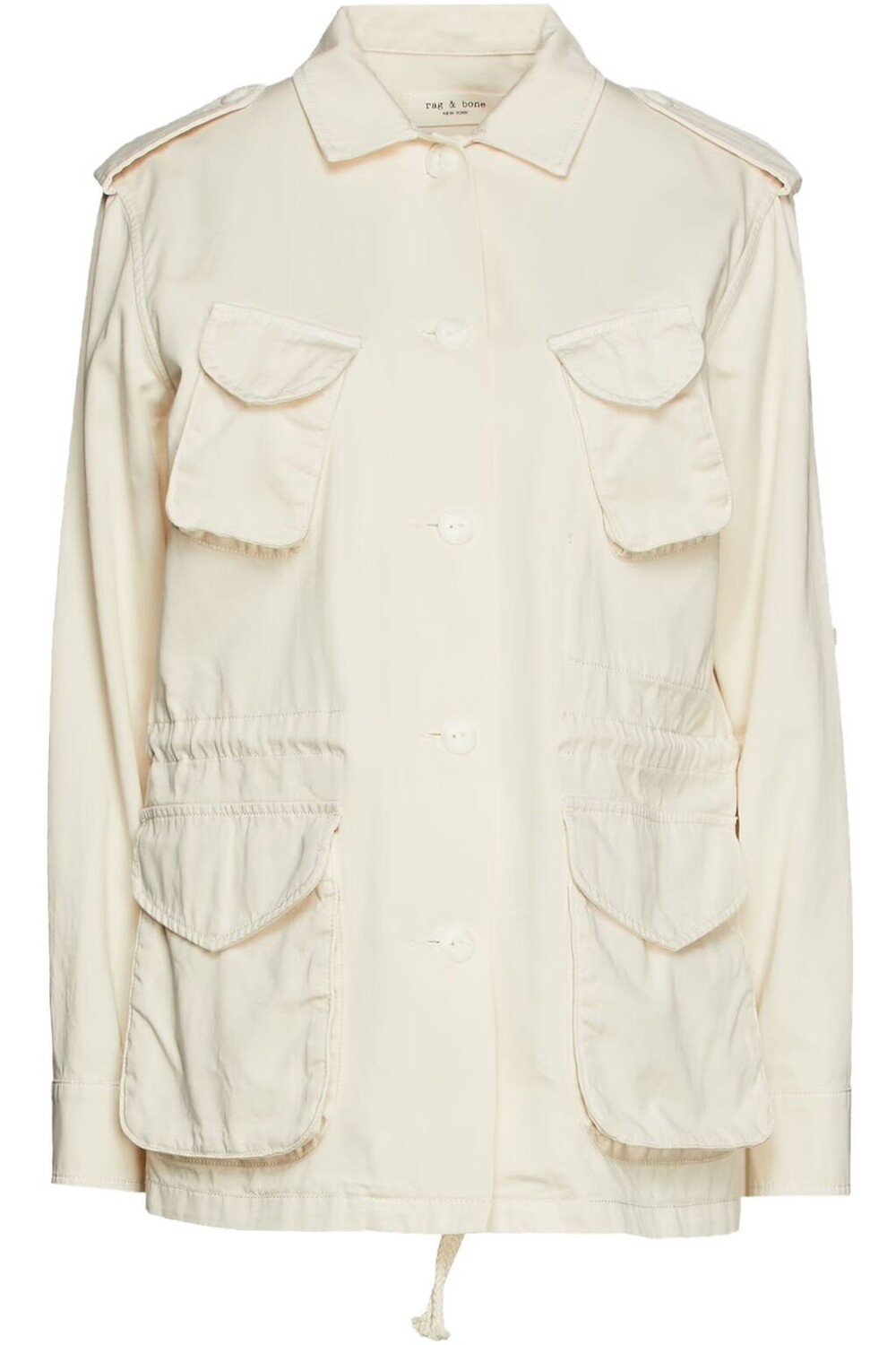 

Куртка охара из хлопка Rag & Bone, экрю