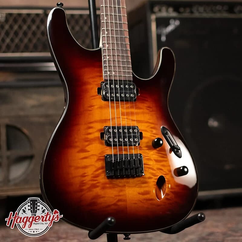 

Электрогитара Ibanez S621QMDEB Electric Guitar, Dragon Eye Burst