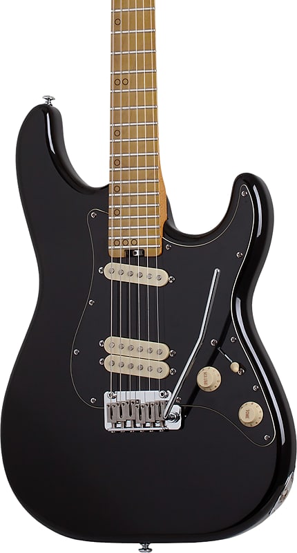 Электрогитара Schecter MV-6 Electric Guitar, Gloss Black электрогитара banshee 6 sgr h h gloss black с фирменным чехлом schecter