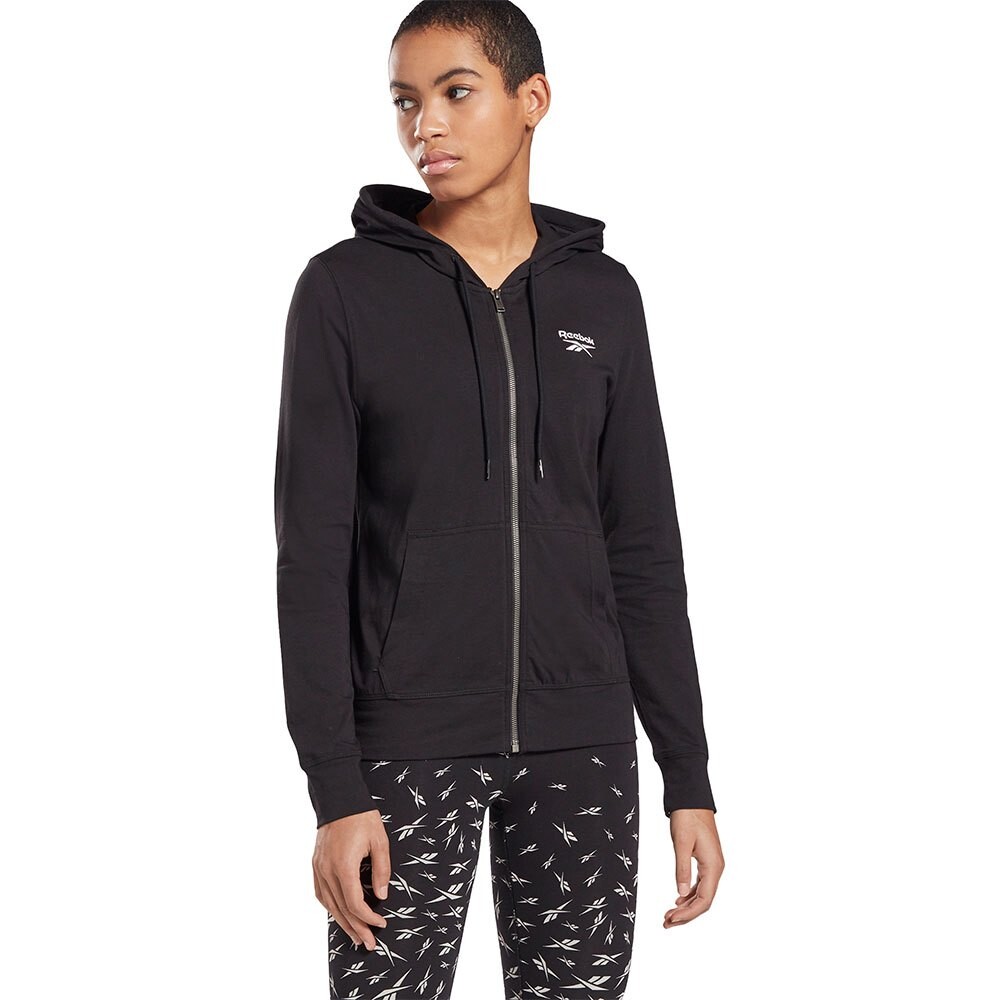 

Толстовка Reebok Identity Full Zip, черный