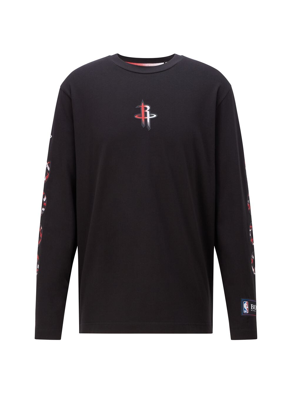

Футболка Rockets Basketball Team 360 с длинными рукавами BOSS x NBA, черный