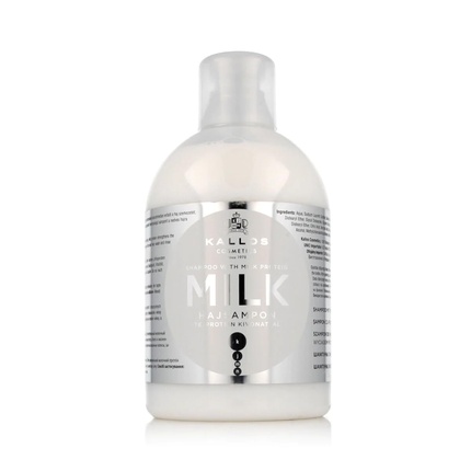 Kjmn Питательный шампунь для волос с молочными протеинами 1000мл, Kallos