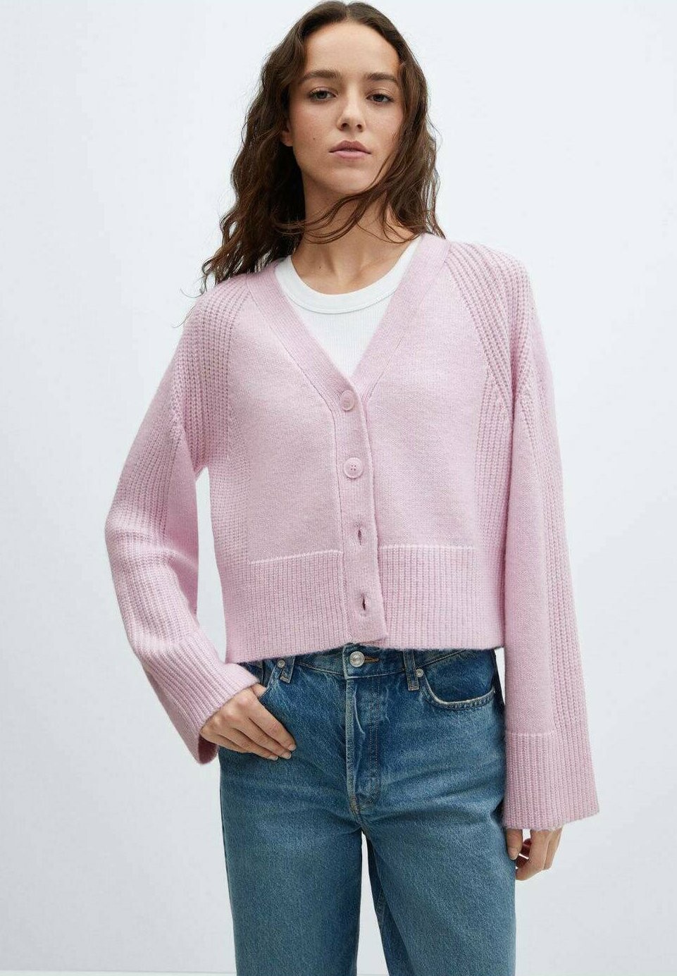 

Кардиган Mango, светлые пастельные цвета