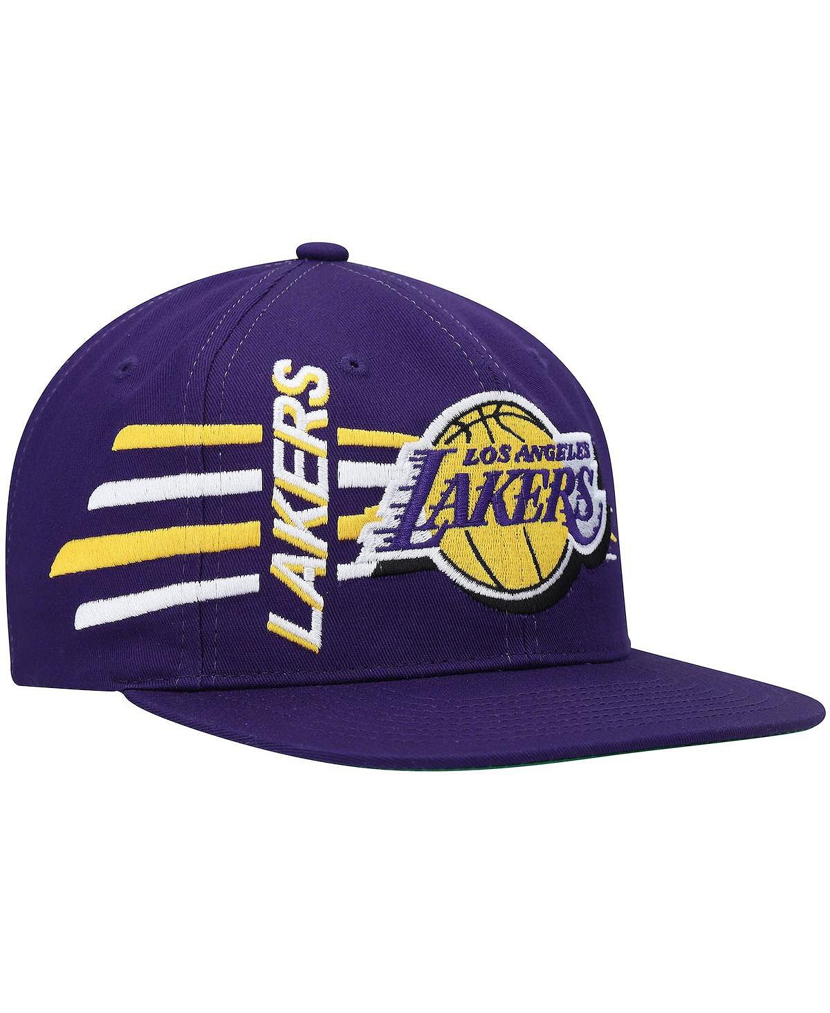 Мужская фиолетовая бейсболка Los Angeles Lakers Retro Bolt Deadstock Snapback Mitchell & Ness