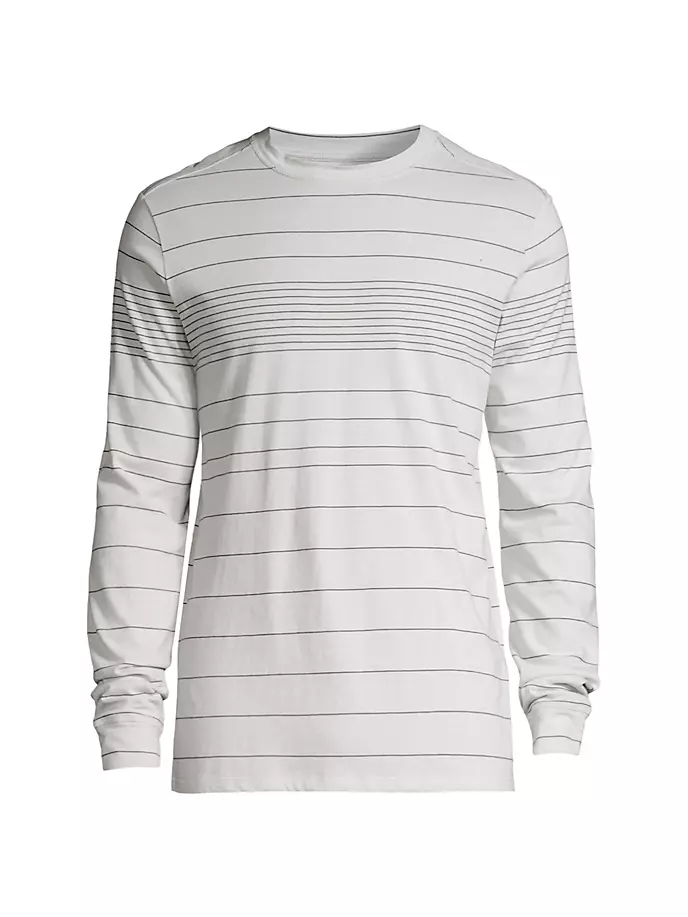 

Рубашка Soft Slub в полоску с длинными рукавами Good Man Brand, цвет silver stripe