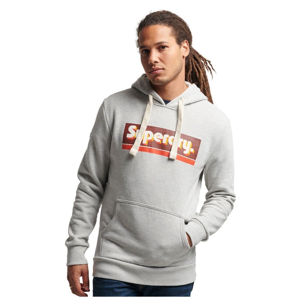 

Худи Superdry Vintage Trade Tab, серый