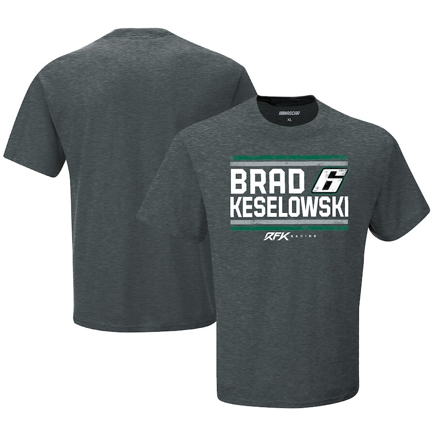 

Футболка с коротким рукавом Checkered Flag Brad Keselowski, угольный