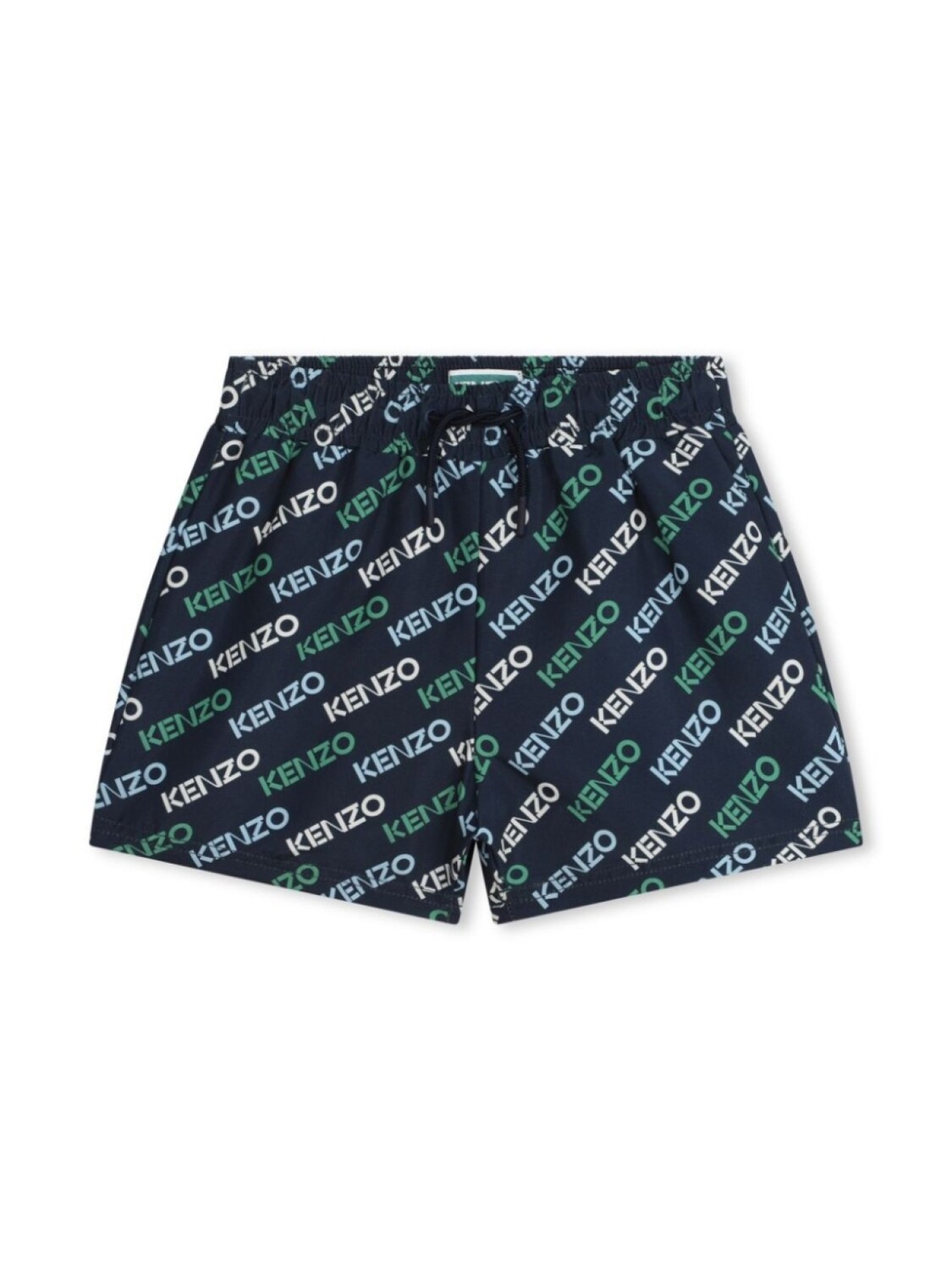 

Kenzo Kids плавки-шорты с эластичным поясом и логотипом, синий