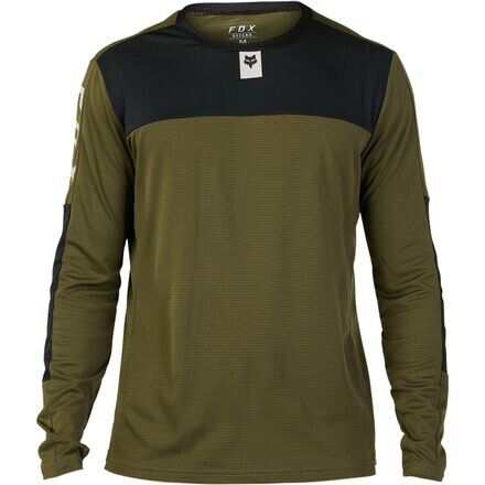 

Джерси с длинными рукавами Defend мужские Fox Racing, цвет Olive Green Foxhead