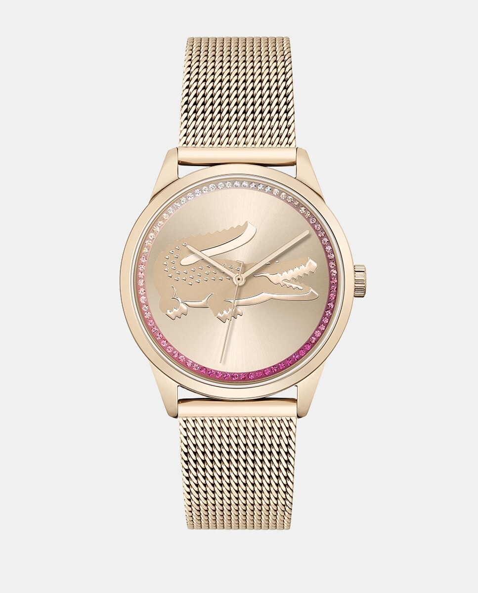 

Ladycroc 2001261 ​​женские часы из золотой стали Lacoste, золотой