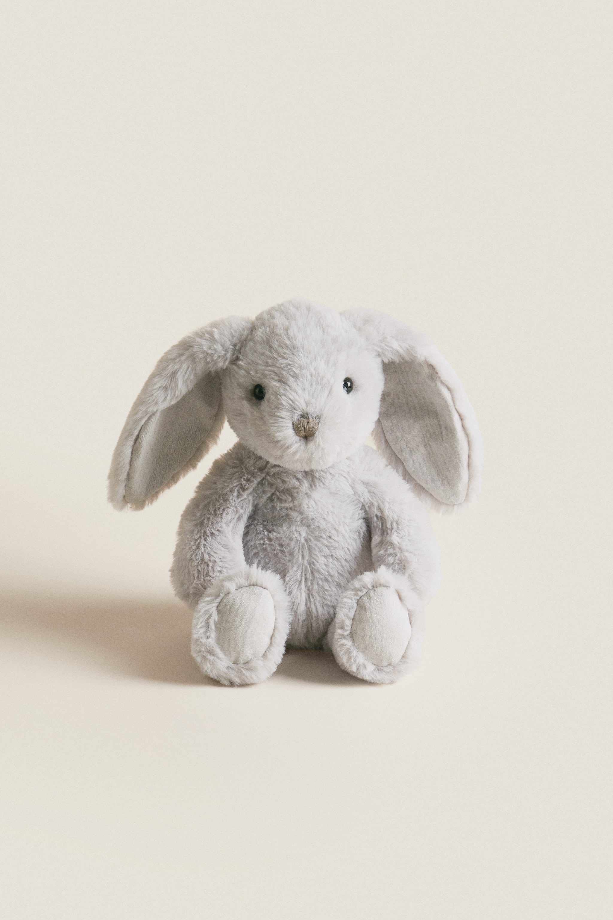 цена Кролик мягкая игрушка Zara, серый