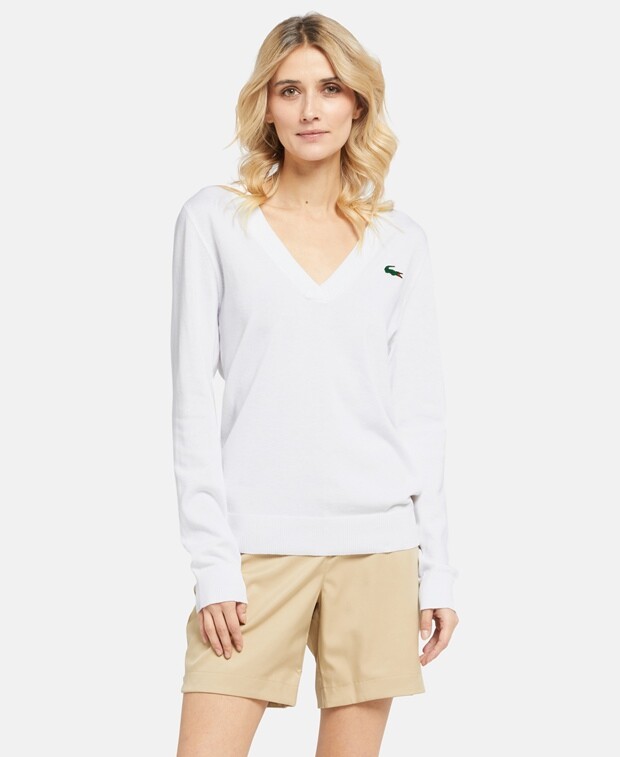 

Функциональный топ Lacoste, белый
