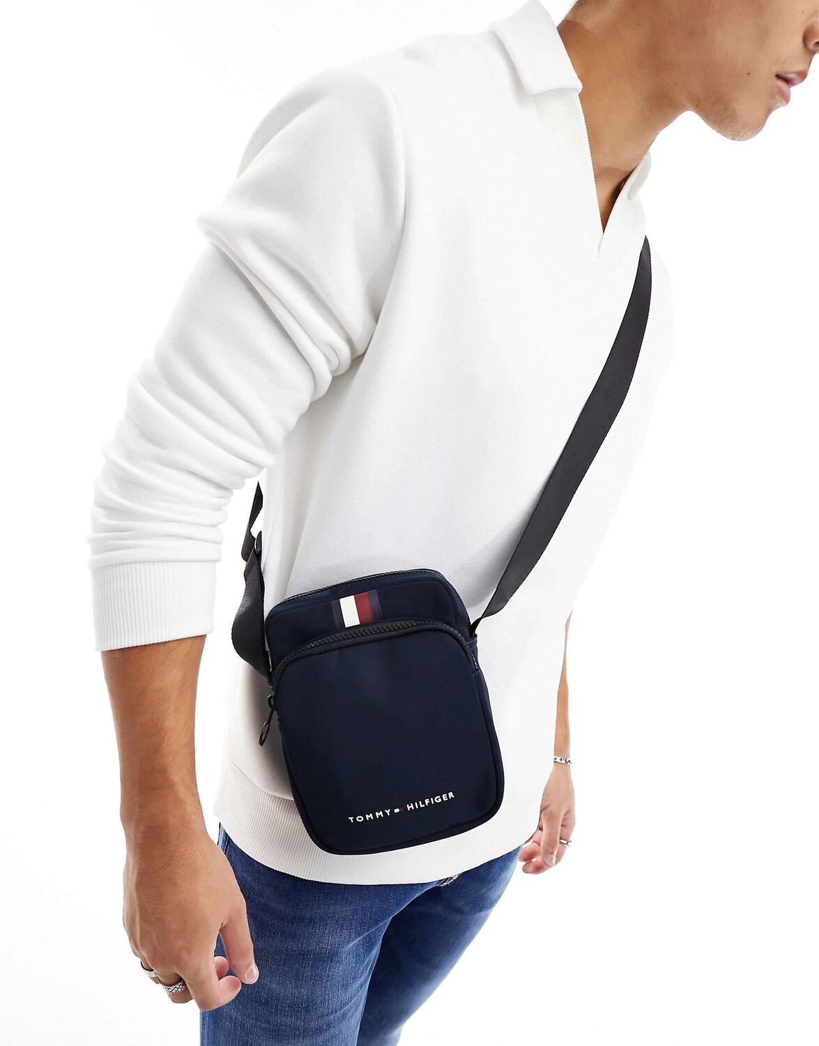 

Мини-сумка с полосками Tommy Hilfiger