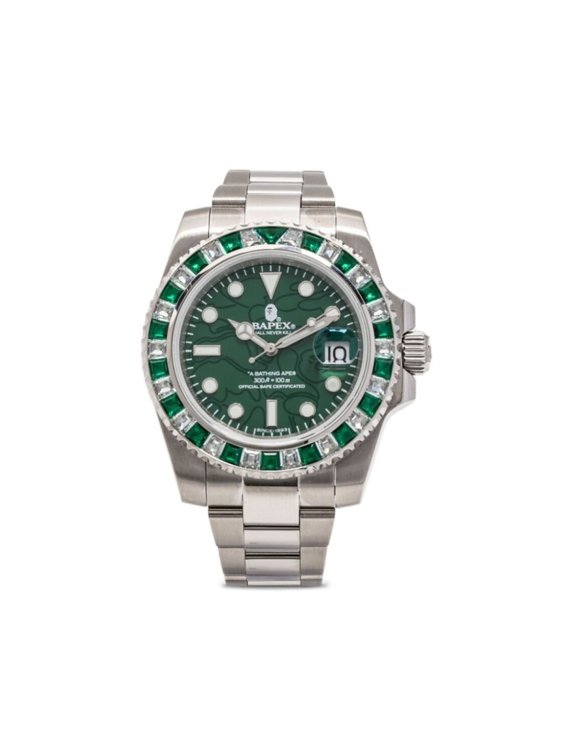 

Наручные часы Type 1 Bapex A BATHING APE, серебряный