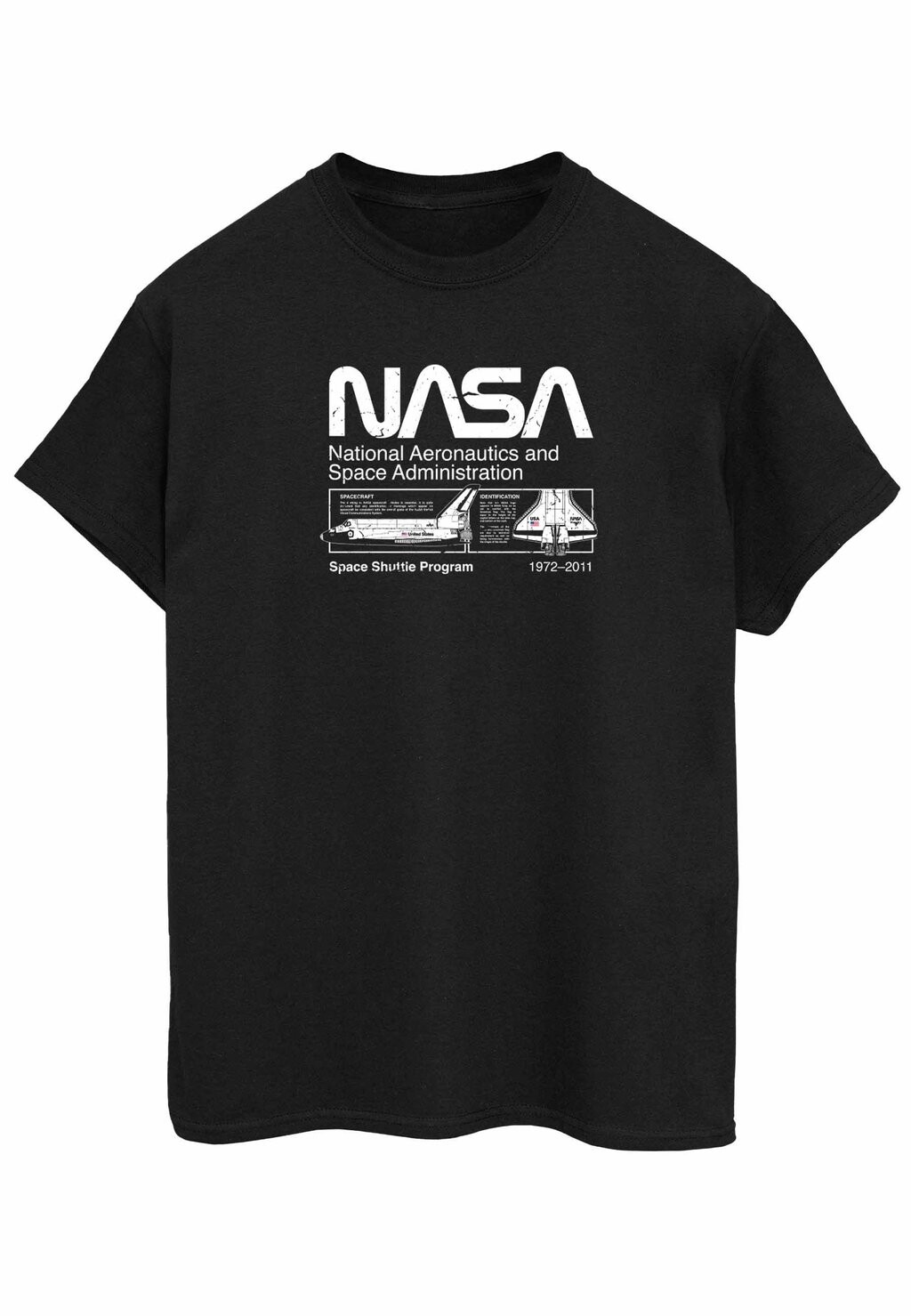 

Футболка с принтом NASA CLASSIC SPACE SHUTTLE ABSOLUTE CULT, цвет black