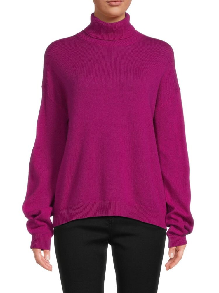 

Кашемировый свитер Ellie Mockneck Velvet, цвет Magenta Pink