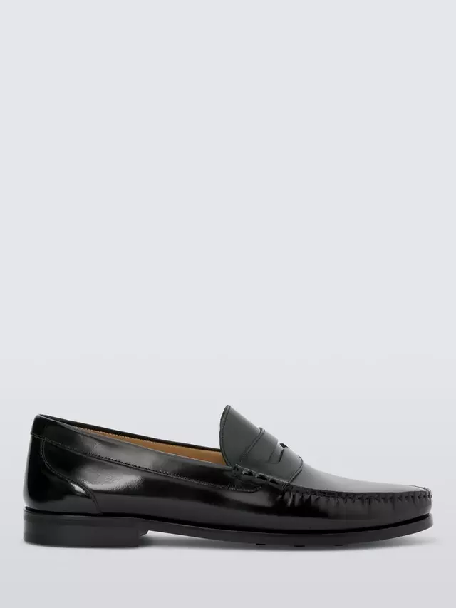 

Лоферы John Lewis Cornell Leather, черный