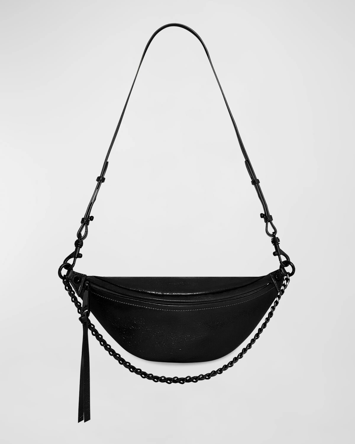 

Кожаная сумка через плечо Chelsea с ремешком Rebecca Minkoff, цвет Black
