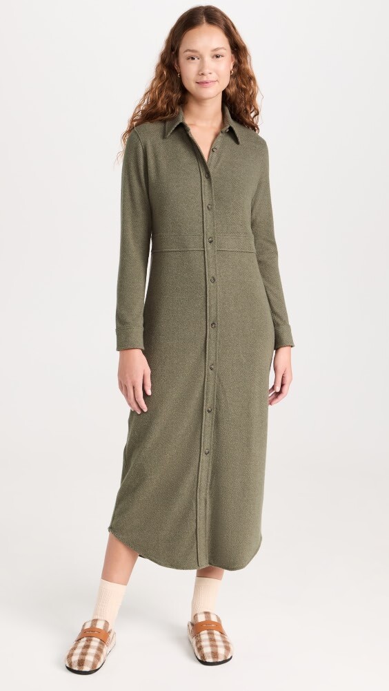 

Платье Faherty Legend Sweater, оливковый
