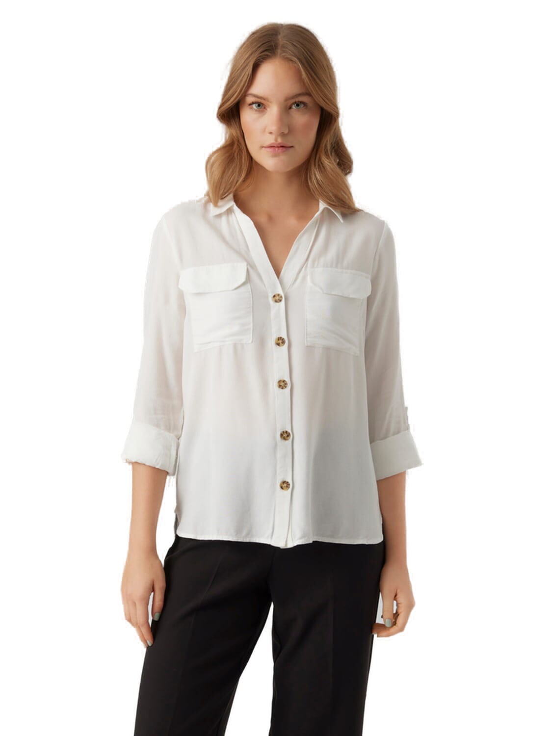 

Блуза Vero Moda VMBUMPY, белый
