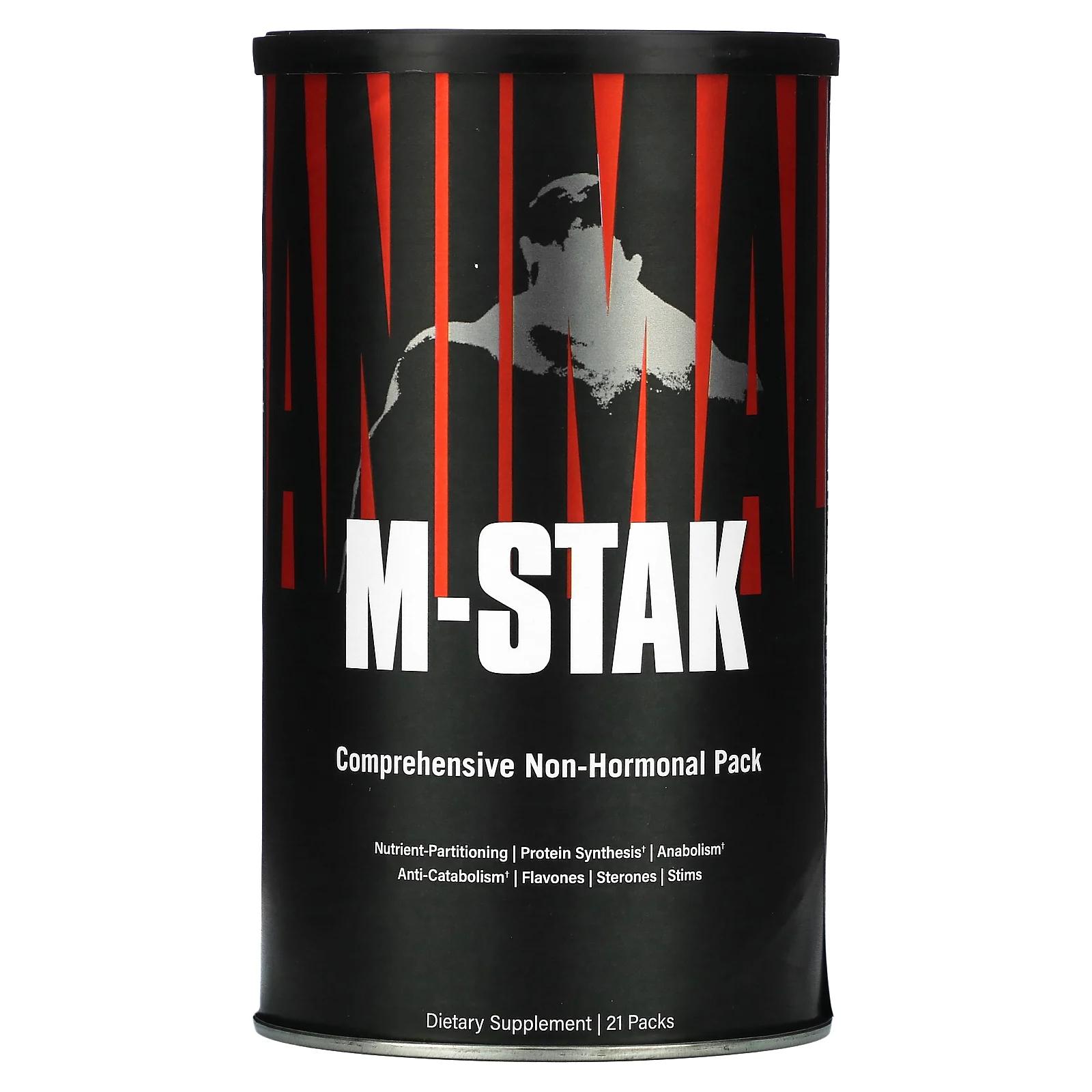 Universal Nutrition Animal M-Stak негормональный анаболик 21 пакетик