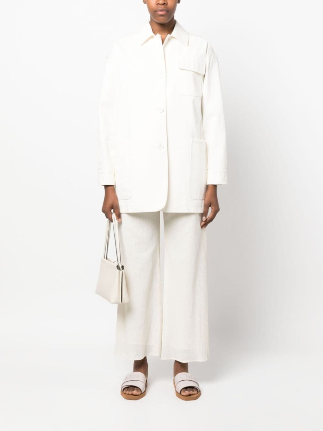 

Max Mara рубашка оверсайз с длинными рукавами, белый