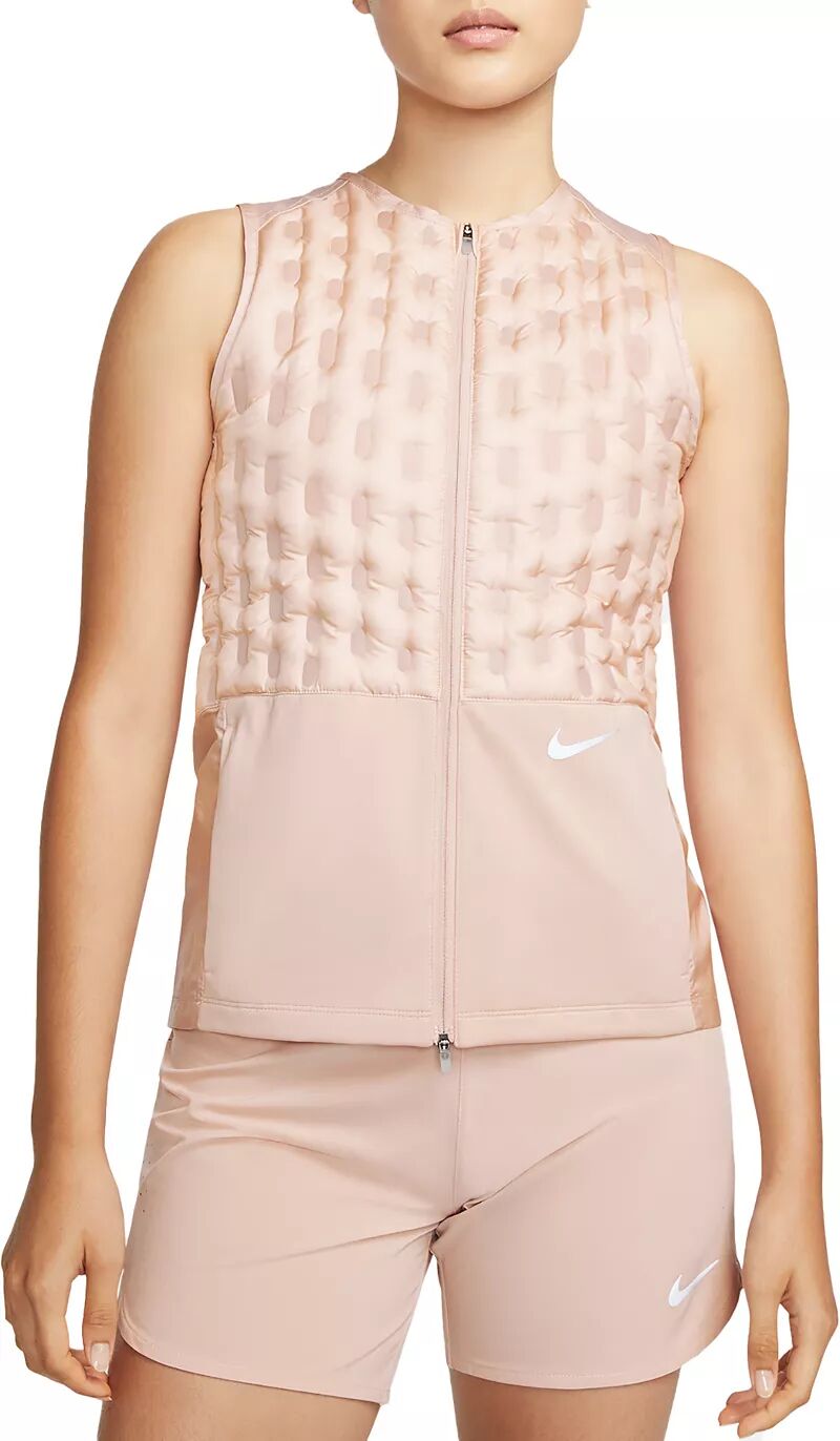 

Женская беговая жилетка Nike Therma-FIT ADV Downfill, розовый