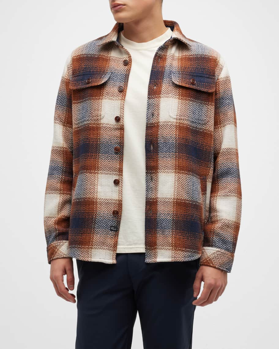 

Мужская спортивная рубашка в клетку Berkshire Herringbone Rails