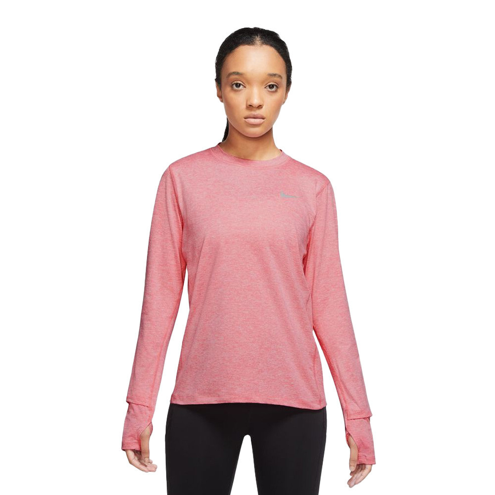 

Спортивный топ Nike Dri-FIT Element Running Crew, розовый