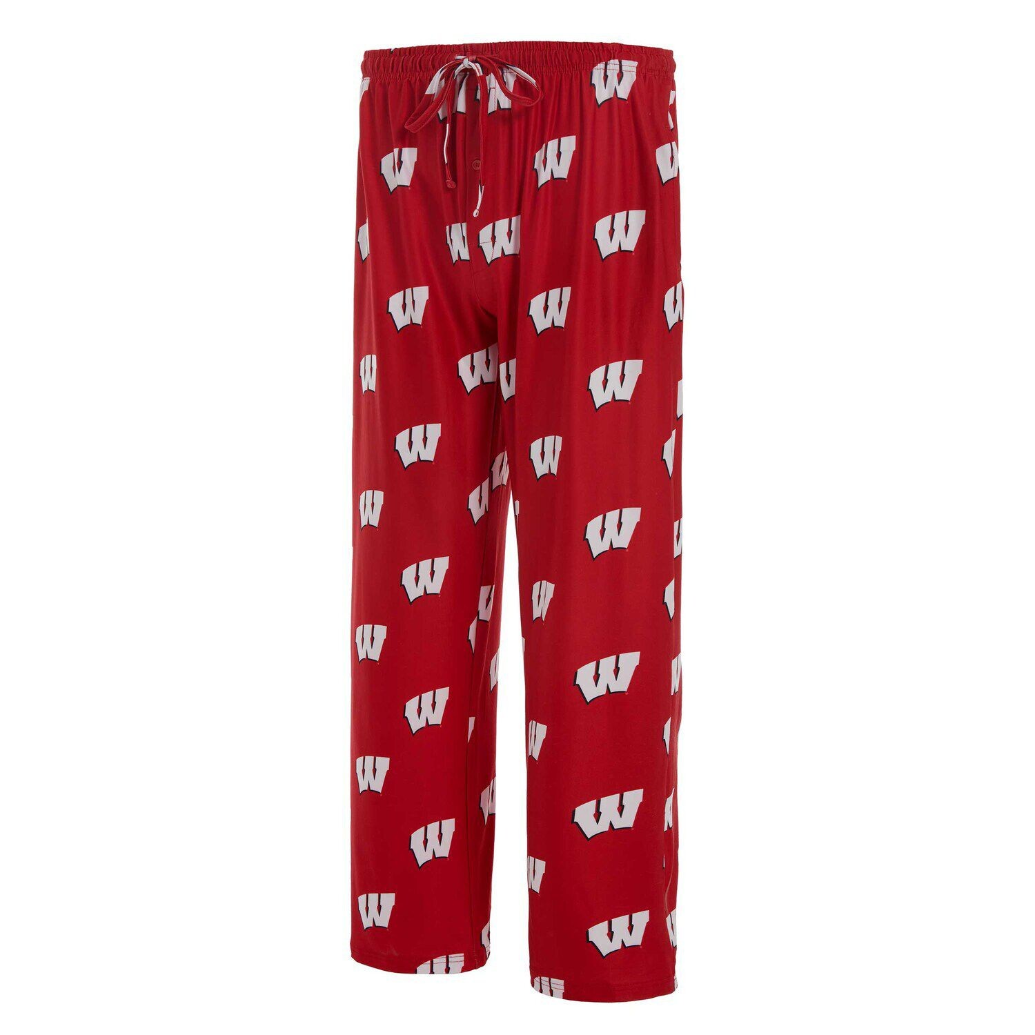 

Мужские брюки Concepts Sport Red Wisconsin Badgers с флагманским принтом и логотипом