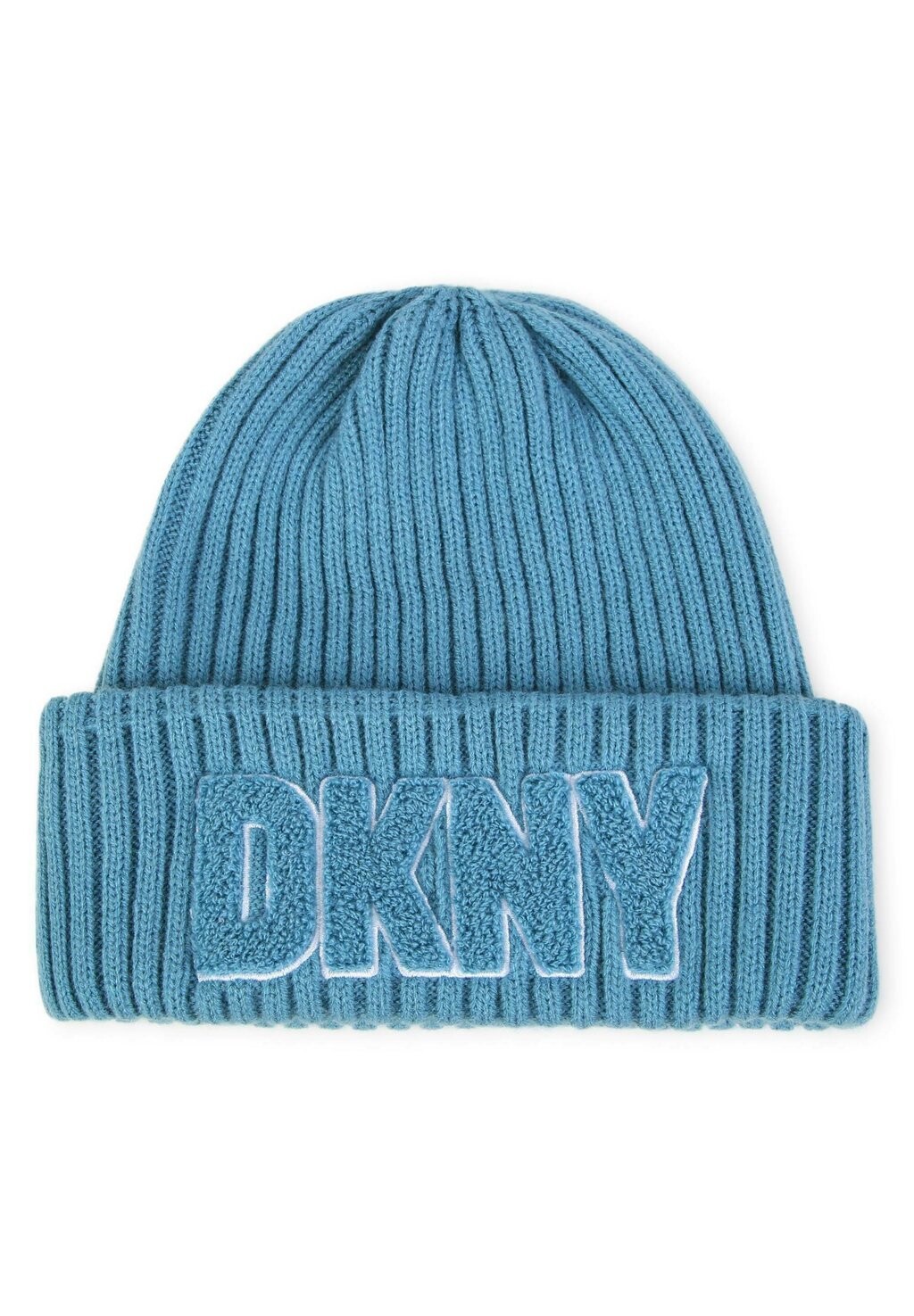 

Шапка DKNY, цвет blue