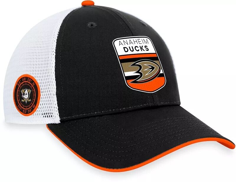 

Аутентичная кепка дальнобойщика NHL Anaheim Ducks 2023-2024 Pro Draft
