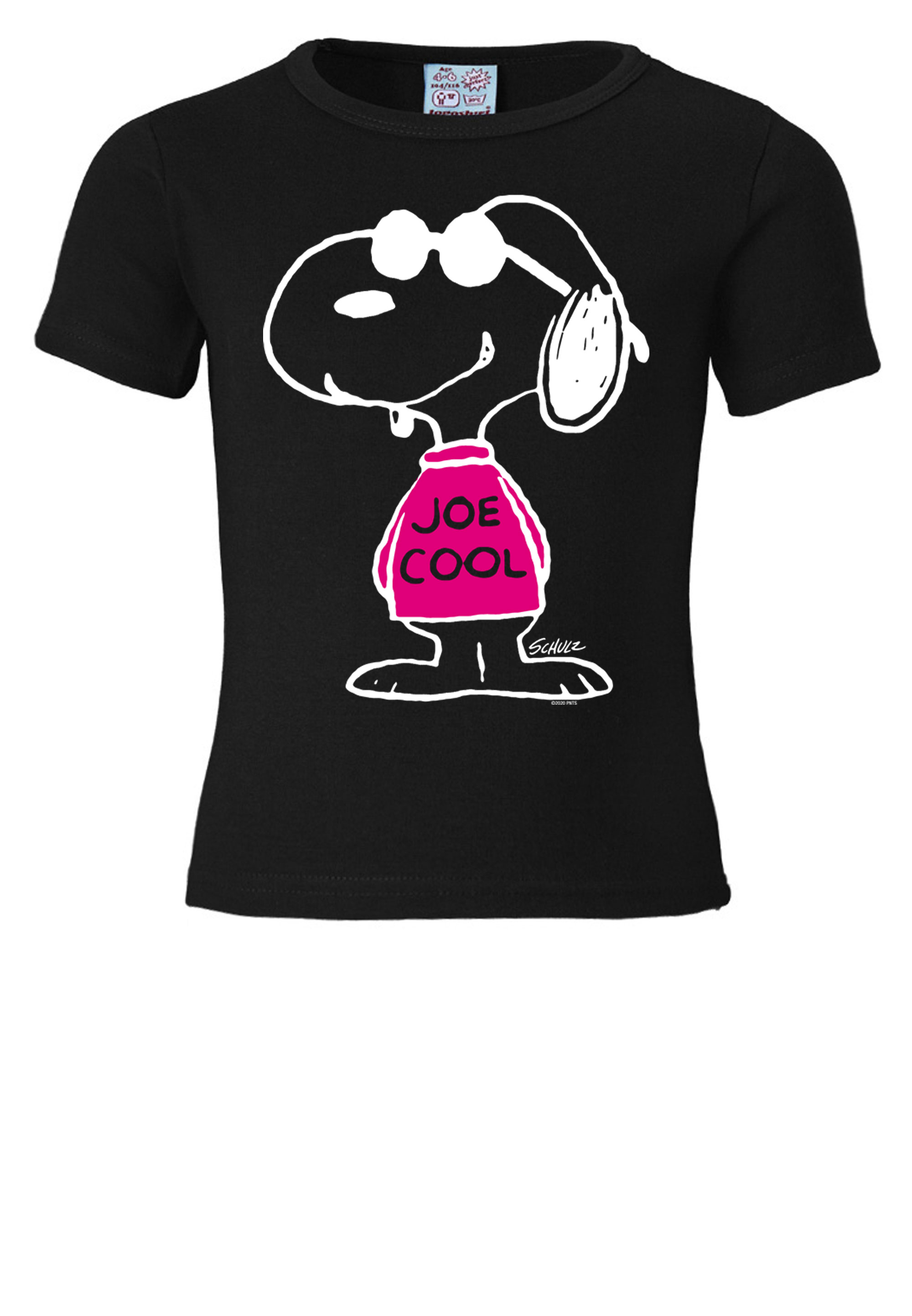 Футболка Logoshirt Peanuts Snoopy Joe Cool, черный цена и фото