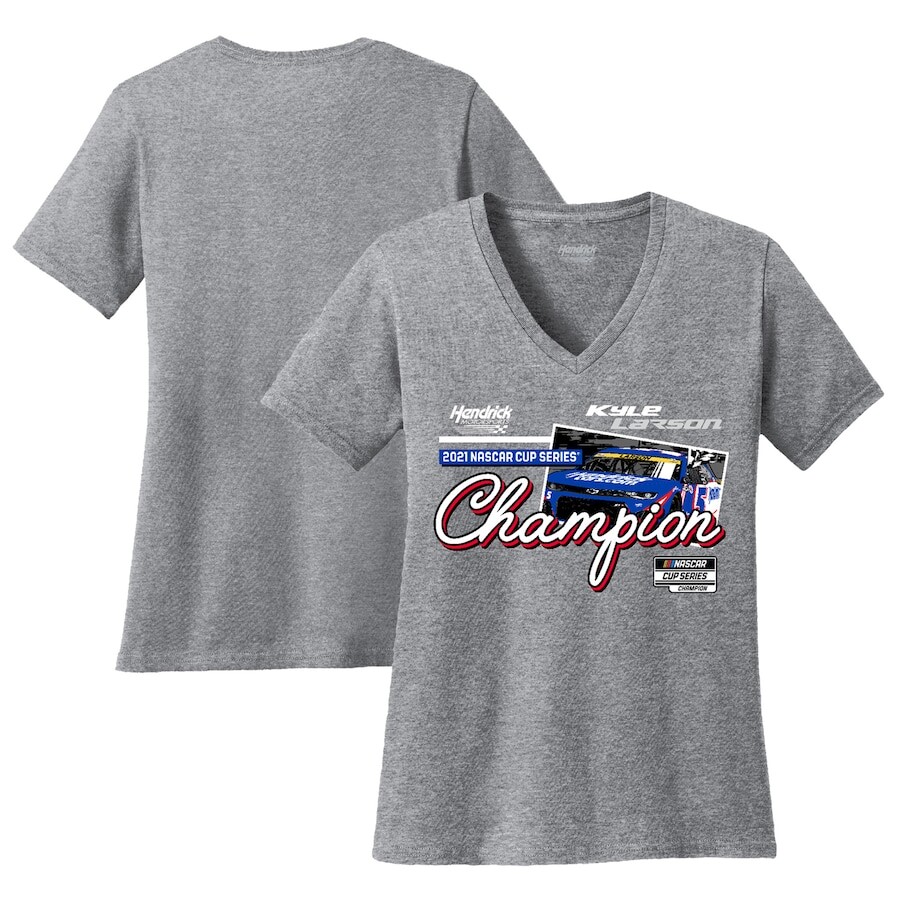 

Футболка с коротким рукавом Hendrick Motorsports Team Collection Kyle Larson, серый