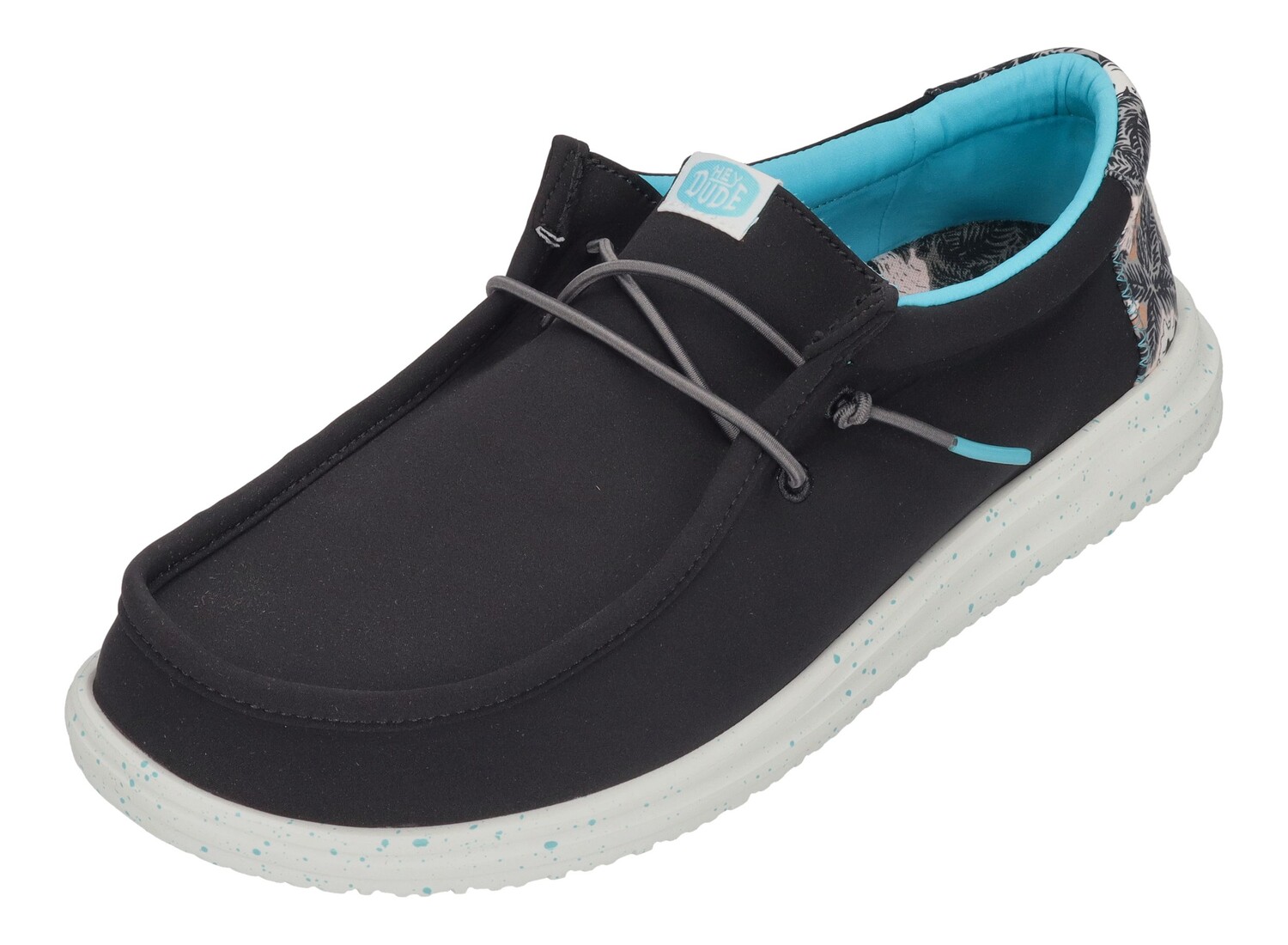 Тапочки Hey Dude Halbschuhe WALLY H2O TROPICAL, черный тапочки hey dude halbschuhe wally canvas черный