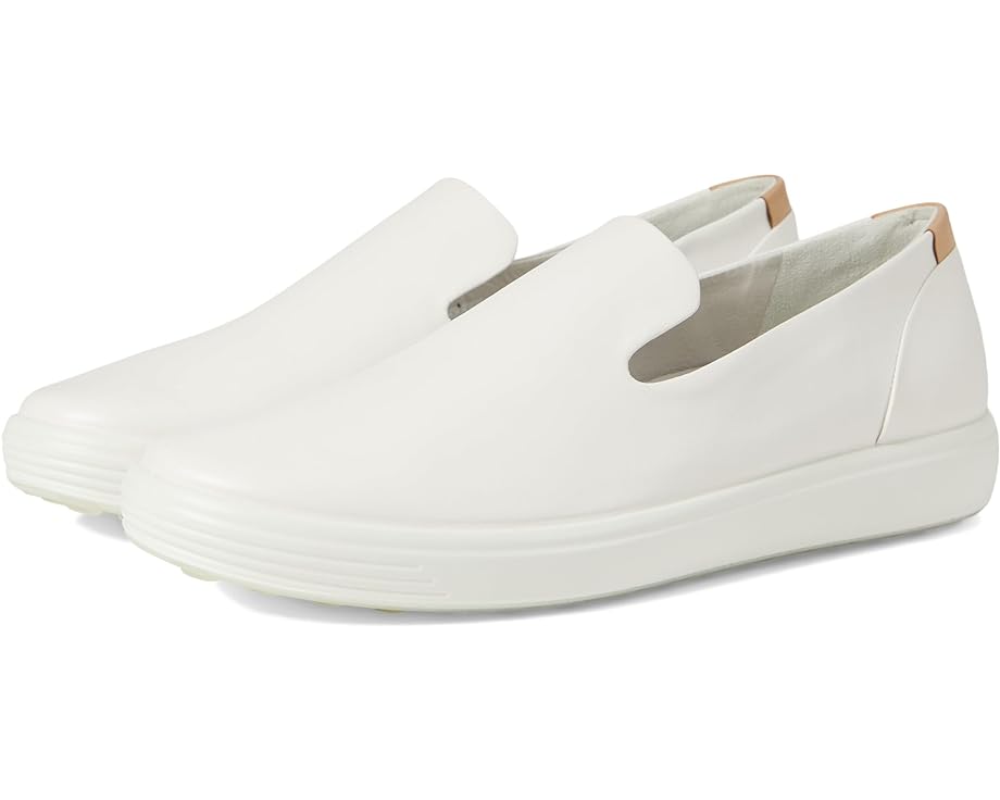Кроссовки ECCO Soft 7 Slip-On Sneaker, цвет White/Powder