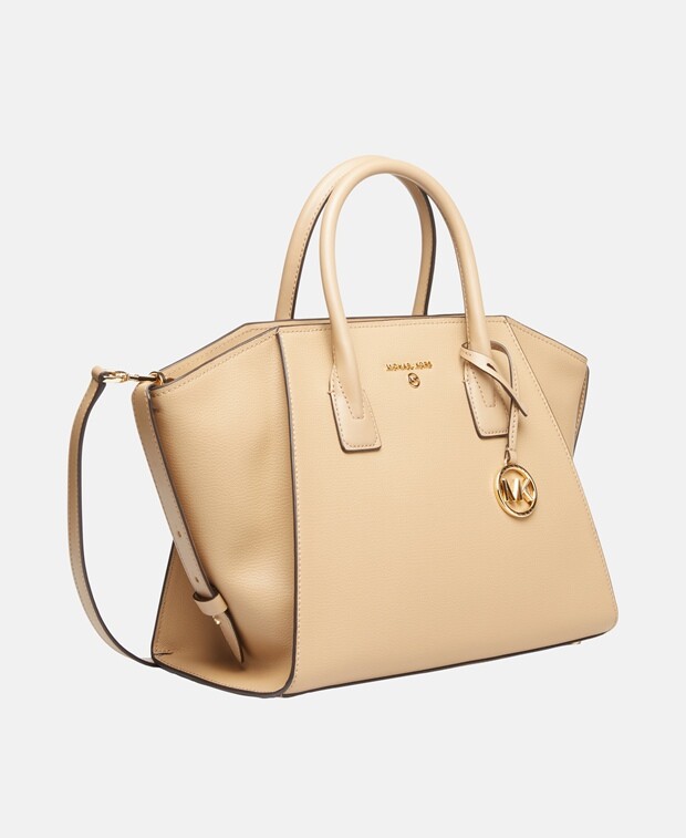 

Кожаная сумка-тоут Michael Michael Kors, цвет Champagne