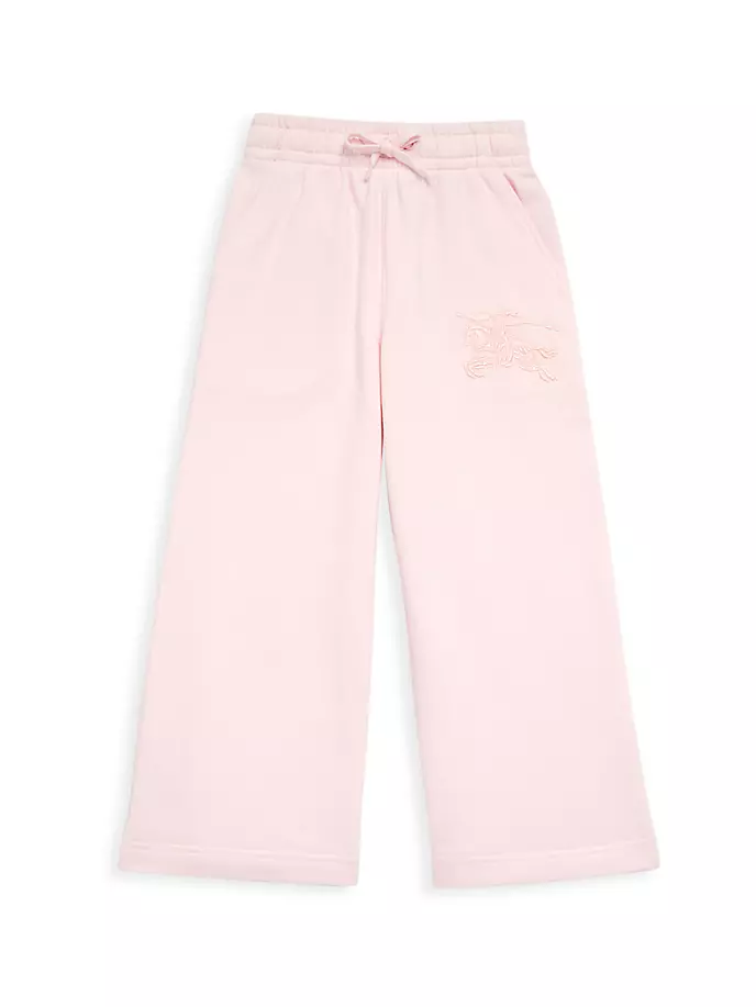Широкие спортивные штаны Aubrey для маленьких девочек и девочек Burberry, цвет alabaster pink