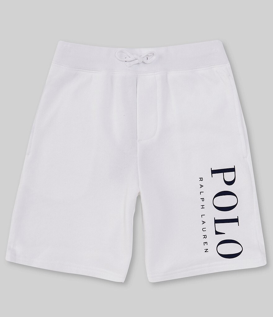 

Махровые шорты с логотипом Polo Ralph Lauren Big Boys 8–20, белый