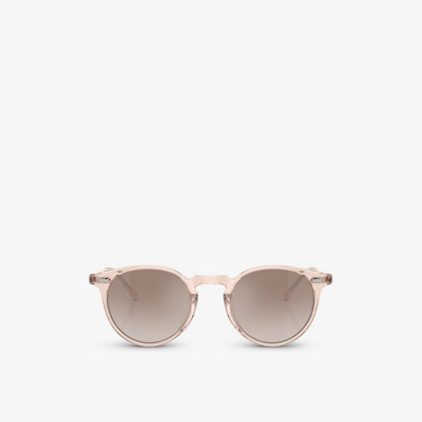Ov5529su n 02 солнцезащитные очки из ацетата в фанто-оправе Oliver Peoples, розовый