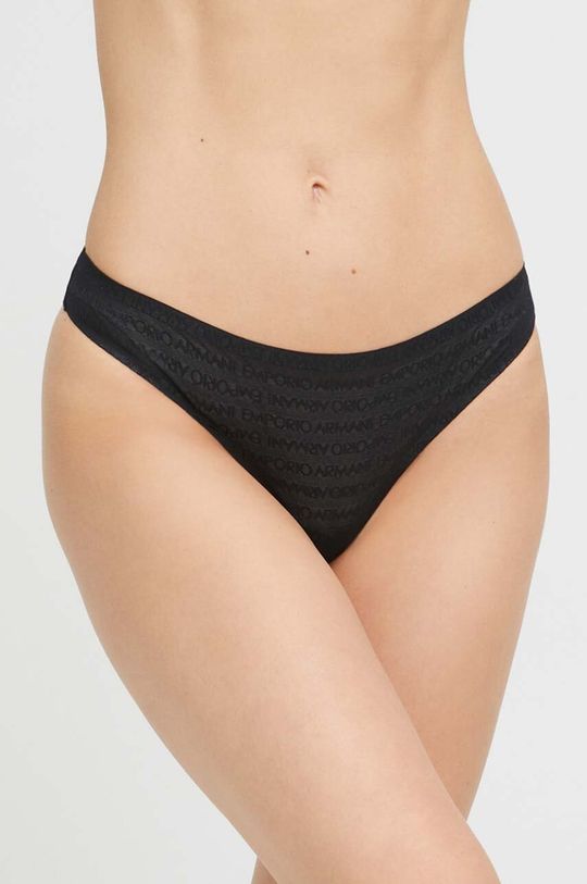 Шлепки Emporio Armani Underwear, черный 3 упаковки носков emporio armani underwear белый